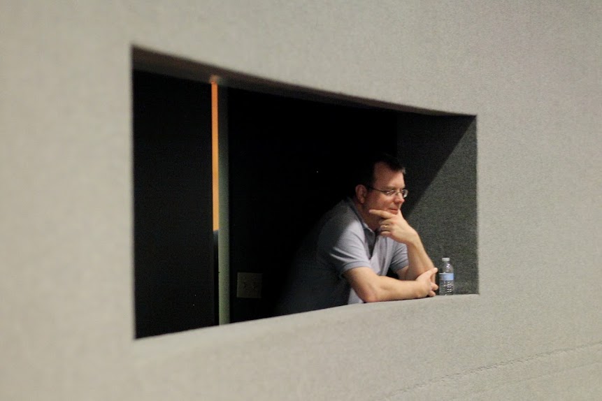 David Keener, in the Production Booth