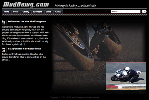 MudDawg, a motorcycle racing site.